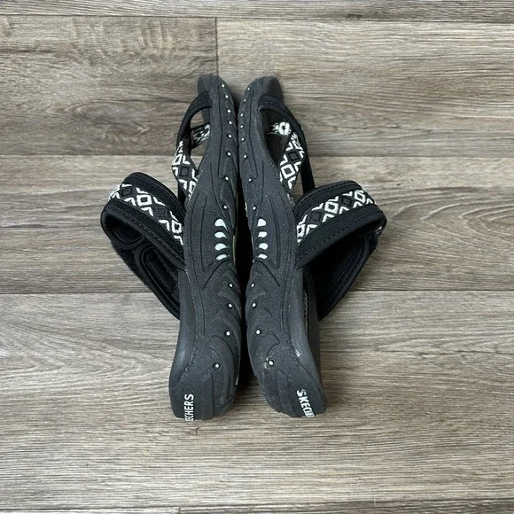 Skechers Reggae Sport Sandals Womens 9 Black Strappy Activewear Hiking Outdoor - Picture 5 of 8